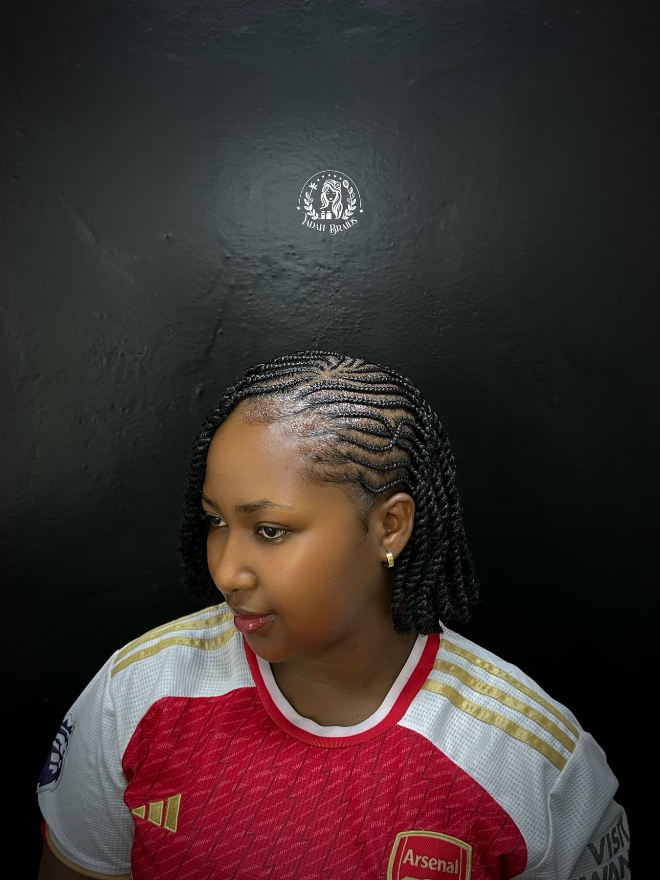 Fulani Braids hairstyle by Yadah Braids